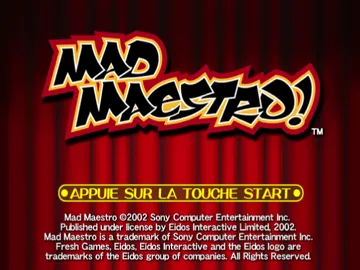 Mad Maestro! screen shot title